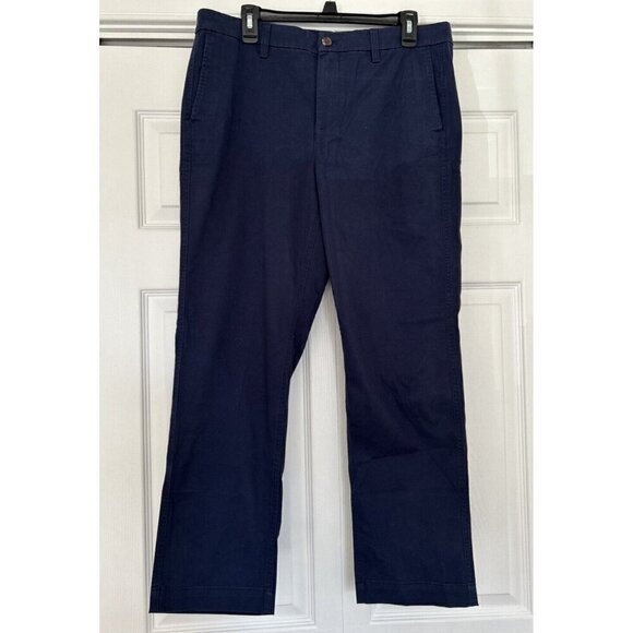 J.Crew Womens High Rise Girlfriend Chino Navy Blue Size 12 - Picture 3 of 11